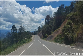 RIC Pavement Marking along Womai